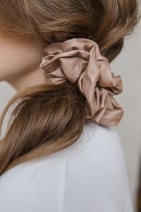 Leather Hair Scrunchie