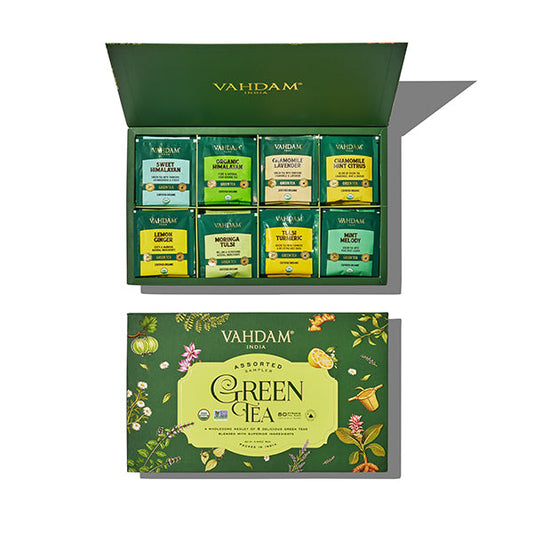 Vahdam Green Tea Gift Collection