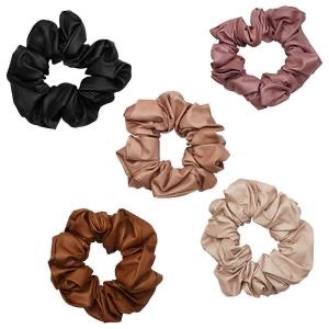 Leather Hair Scrunchie
