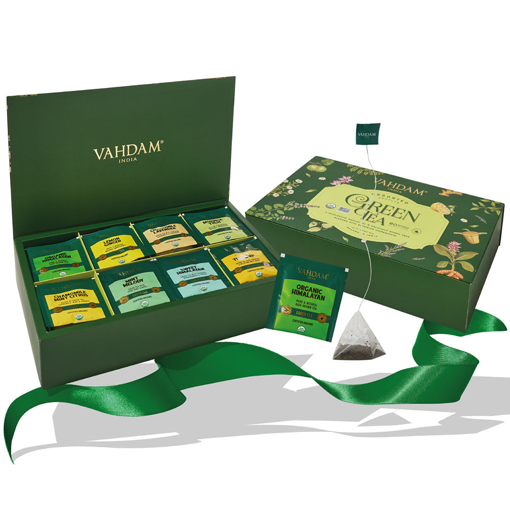 Vahdam Green Tea Gift Collection